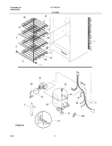 SYSTEM Diagram and Parts List for UL1793CA1  Electrolux Freezer