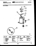 Part Location Diagram of 5303017315 Frigidaire COMPRESSOR