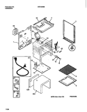 BODY Diagram and Parts List for GGF322BBDA  Gibson Range