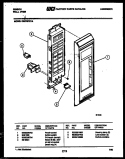 CONTROL PANEL Diagram and Parts List for OB27S7ZYA  Gibson Microwave Oven Combo