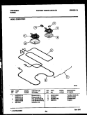 BROILER PARTS Diagram and Parts List for CE303VP2W01-23  Tappan Range