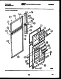 Part Location Diagram of 3203128 Frigidaire RACK-DOOR