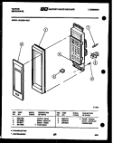 Part Location Diagram of 5303015217 Frigidaire BUTTON