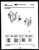 AIR HANDLING PARTS Diagram and Parts List for AL06A5EYA  Gibson Air Conditioner