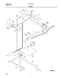BURNER Diagram and Parts List for FGF311PHSD  Frigidaire Range