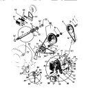 PULLEY, BELTS Diagram and Parts List for LT150JXD1  Frigidaire Washer