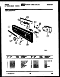 CONTROL PARTS Diagram and Parts List for SU24C7KYGA  Gibson Dishwasher