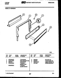 BACKGUARD Diagram and Parts List for 31-1049-23-04  Tappan Range