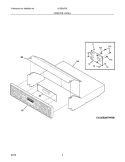 CONTROL PANEL Diagram and Parts List for GLEB30T9FSC  Frigidaire Wall Oven