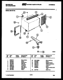 CABINET AND INSTALLATION PARTS Diagram and Parts List for MH310F1QA  Kelvinator Air Conditioner