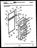Part Location Diagram of 5303290025 Frigidaire PANEL-INNER DOOR