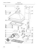Part Location Diagram of 5304455741 Frigidaire GRILLE