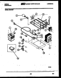 MOTOR AND ELECTRICAL PARTS Diagram and Parts List for M13P4NW  Gibson Microwave