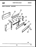 BACKGUARD Diagram and Parts List for 30-3341-23-03  Tappan Range