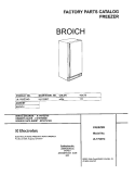COVER Diagram and Parts List for UL1793ECW9  Electrolux Freezer