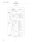 WIRING SCHEMATIC Diagram and Parts List for FRS26KF6CB3  Frigidaire Refrigerator
