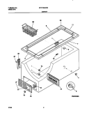 CABINET Diagram and Parts List for GFC15M4AW5  Gibson Freezer