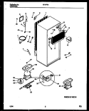 SYSTEM AND AUTOMATIC DEFROST PARTS Diagram and Parts List for RT17F7DX4D  Gibson Refrigerator
