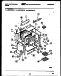 BODY PARTS Diagram and Parts List for KS540GDW3  Frigidaire Range