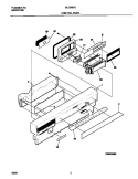 CONTROL PANEL Diagram and Parts List for GLDB957JS0  Frigidaire Dishwasher
