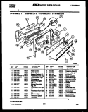 BACKGUARD Diagram and Parts List for 30-3658-00-02  Tappan Range