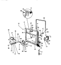 INNER PANEL & COMPONENTS Diagram and Parts List for SU900DXR5  Frigidaire Dishwasher