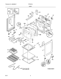 BODY Diagram and Parts List for CRE3870LBC  Crosley Range