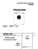 COVER Diagram and Parts List for FWT648GHS0  Frigidaire Washer