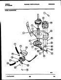 MOTOR AND IDLER ARM CLUTCH Diagram and Parts List for WA24P2WYMA  Gibson Washer