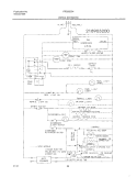 WIRING SCHEMATIC Diagram and Parts List for FRS20ZSHB4  Frigidaire Refrigerator