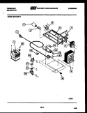 POWER CONTROL Diagram and Parts List for MCT1365L1  Frigidaire Microwave