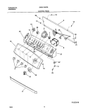 CONTROL PANEL Diagram and Parts List for GWS1749CS0  Gibson Washer