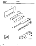 SPLASHER / LIGHT Diagram and Parts List for TGO346BCDD  Tappan Range