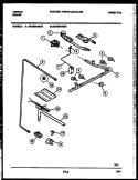 BURNER, MANIFOLD AND GAS CONTROL Diagram and Parts List for 32-2639-00-05  Tappan Range