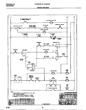 WIRING DIAGRAM Diagram and Parts List for FEF357CESB  Frigidaire Range