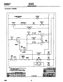 WIRING DIAGRAM Diagram and Parts List for MEF357BEDD  Frigidaire Range