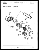 BLOWER AND DRIVE PARTS Diagram and Parts List for 49-2151-23-01  Tappan Dryer