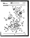 BLOWER, IDLER ARM CLUTCH AND MOTOR Diagram and Parts List for WL24F2WWMB  Gibson Washer