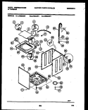CABINET PARTS Diagram and Parts List for LA800AXW1  Frigidaire Washer