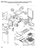 BODY Diagram and Parts List for FGF379WESK  Frigidaire Range