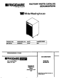 COVER Diagram and Parts List for MDH25YW1  Frigidaire Dehumidifier