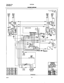 WIRING DIAGRAM Diagram and Parts List for FEF376ASE  Frigidaire Range