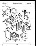 CABINET PARTS Diagram and Parts List for WDSLW1  Frigidaire Washer