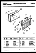 Part Location Diagram of 3018825 Frigidaire WRAPPER