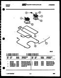 BROILER PARTS Diagram and Parts List for 31-3348-00-04  Tappan Range
