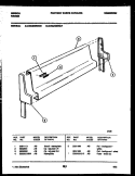 BACKGUARD Diagram and Parts List for CGC3M2WXE  Gibson Range