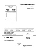 COVER Diagram and Parts List for FGF378ACC  Frigidaire Range