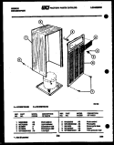 CABINET AND CONTROL PARTS Diagram and Parts List for MC40S7GUNB  Gibson Dehumidifier