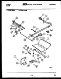 BURNER, MANIFOLD AND GAS CONTROL Diagram and Parts List for 32-0117-23-03  Tappan Range