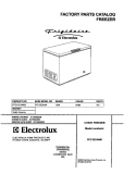 COVER Diagram and Parts List for FFC15C4AW3  Frigidaire Freezer
